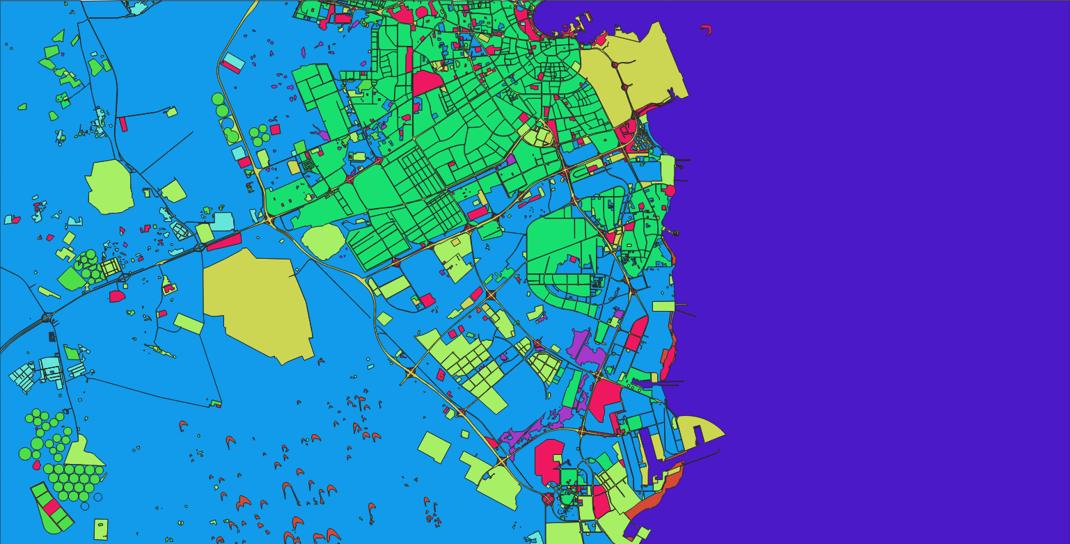 Land Cover Classification – Qatar (10m Satellite Imagery)